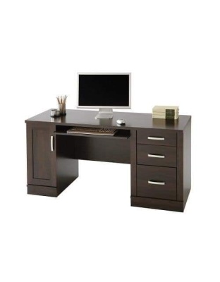 Contemporary Dark Brown Office Desk