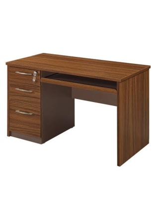 Contemporary Dark Brown Office Desk